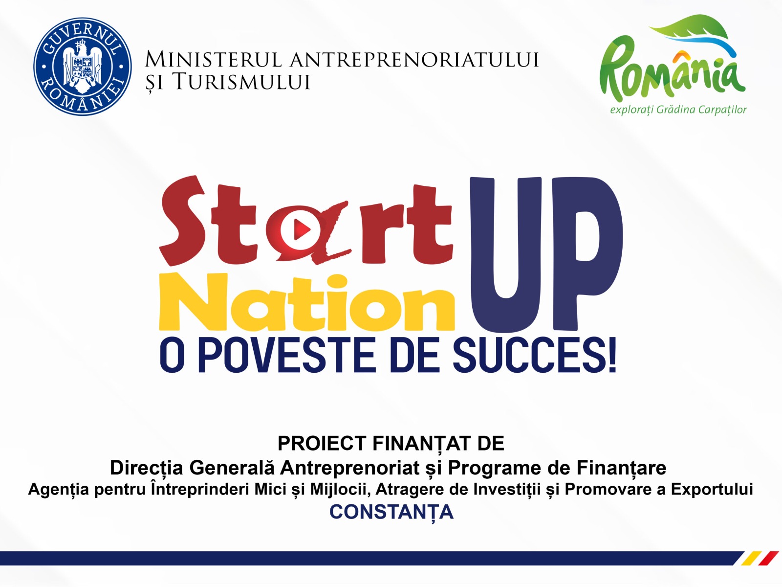 Echipamentele sunt achizitionate prin programul START UP NATION